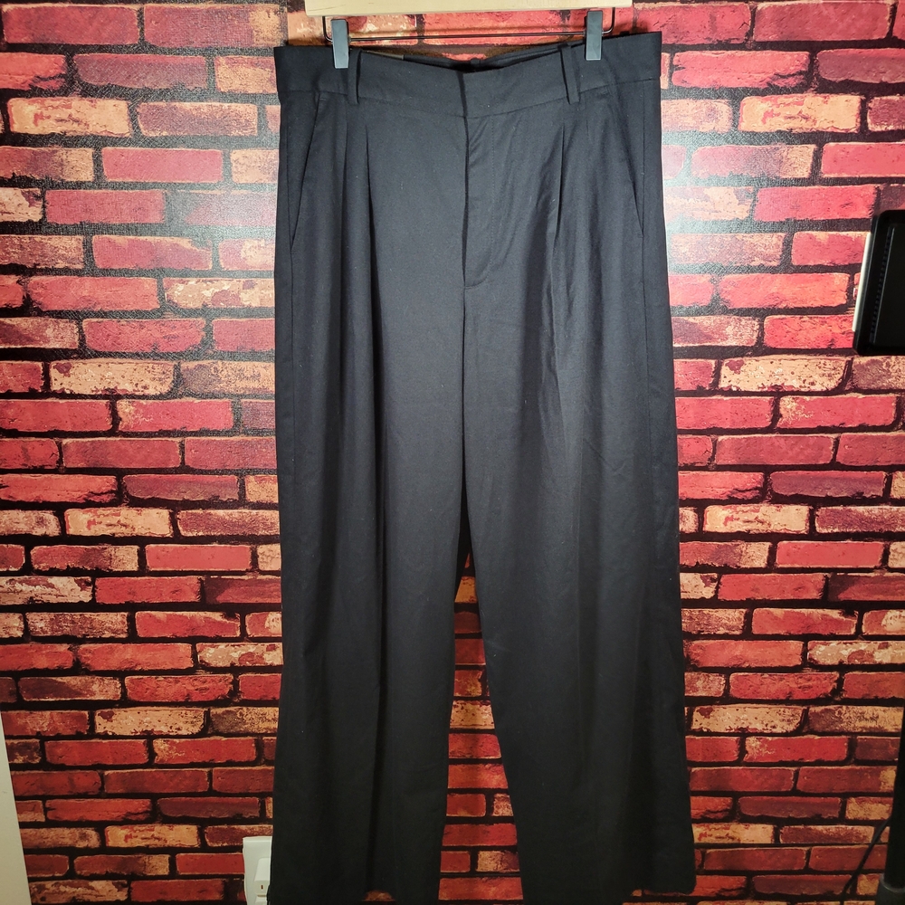 Banana Republic Women's Black Wide Leg Pants